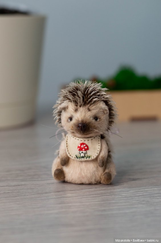 Ёжик мухоморчик — Авторские мишки Тедди и друзья: фото (фото 4)