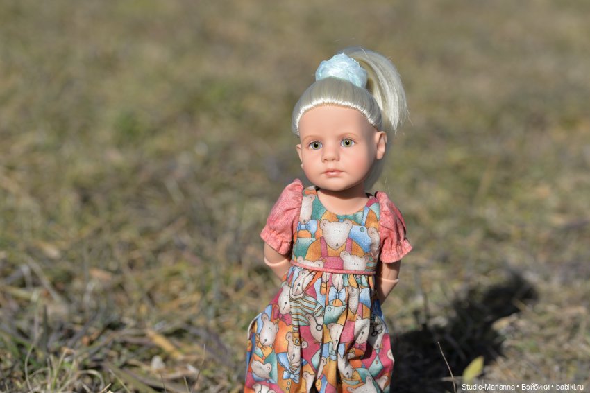 Вера на зимней прогулке — Куклы Gotz (Готц): Ханна (фото 8)