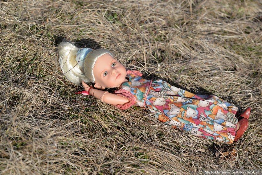 Вера на зимней прогулке — Куклы Gotz (Готц): Ханна (фото 9)