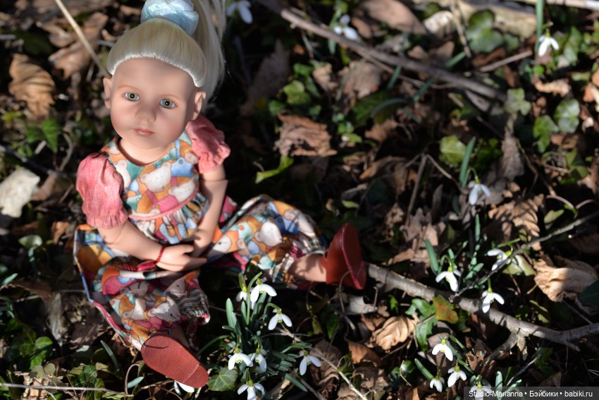 Вера на зимней прогулке — Куклы Gotz (Готц): Ханна