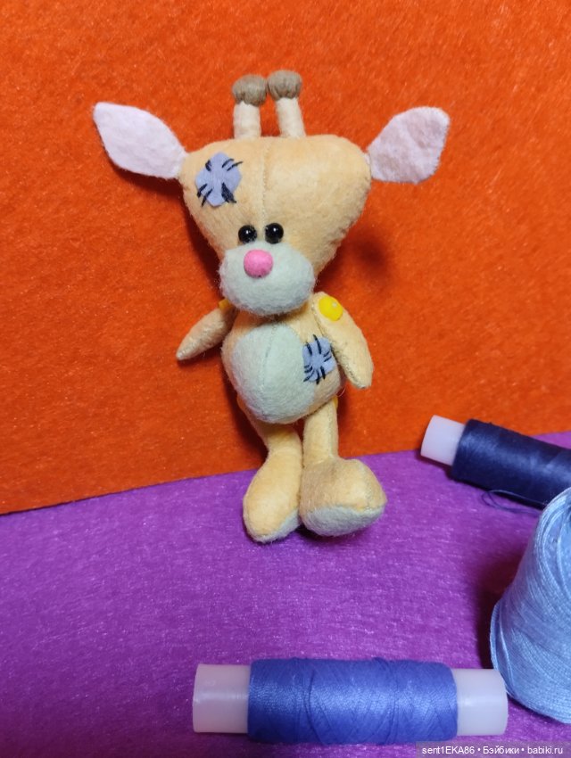 Вот такой вот Жирафик — Текстильные игрушки и примитивы: кофейные (фото 2)