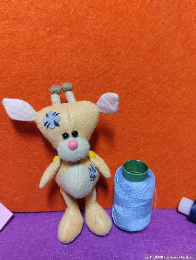 Вот такой вот Жирафик — Текстильные игрушки и примитивы: кофейные (фото 4)