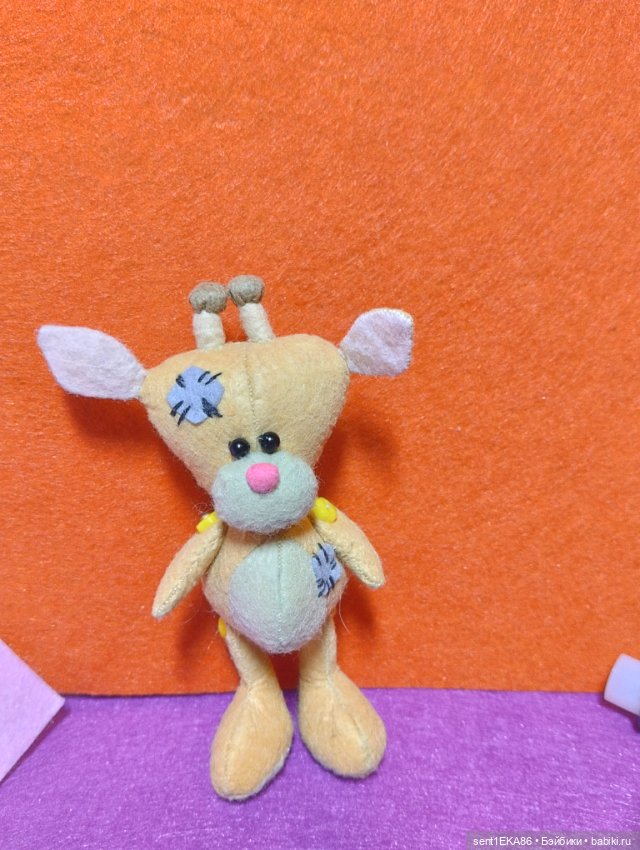 Вот такой вот Жирафик — Текстильные игрушки и примитивы: кофейные (фото 3)