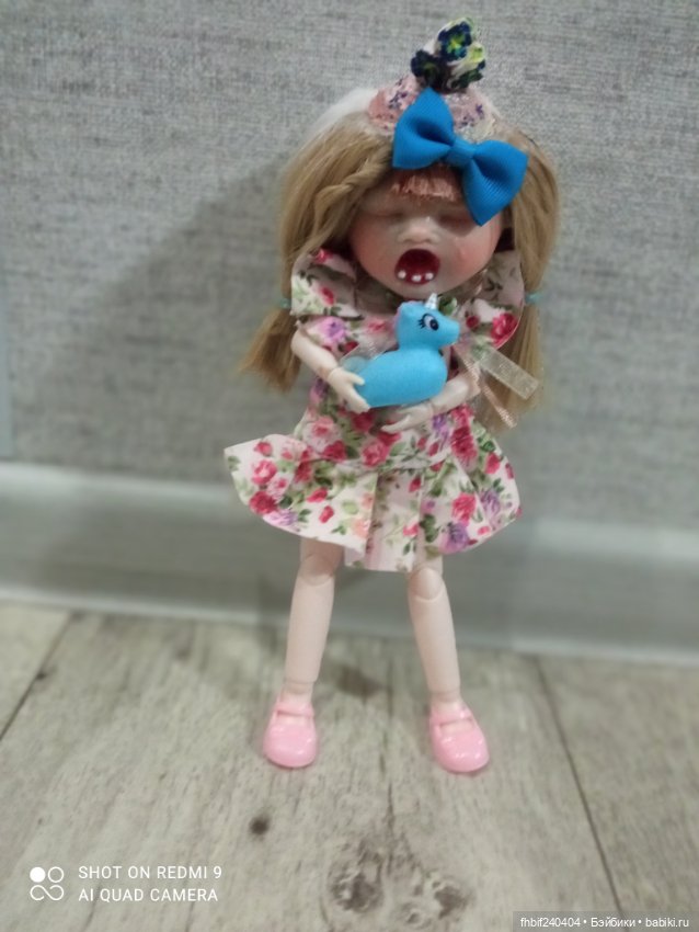 Плакса. Авторская шарнирная кукла (фото 9)