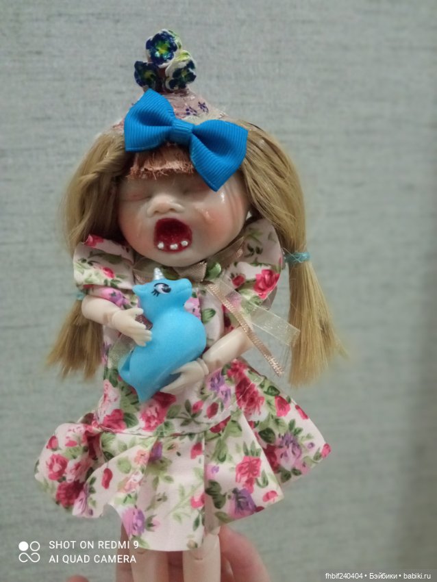 Плакса. Авторская шарнирная кукла