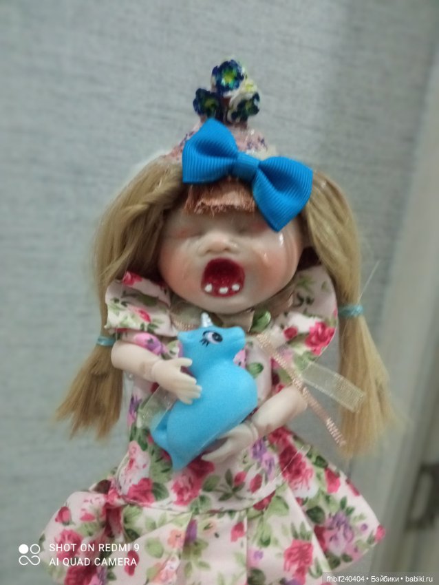 Плакса. Авторская шарнирная кукла