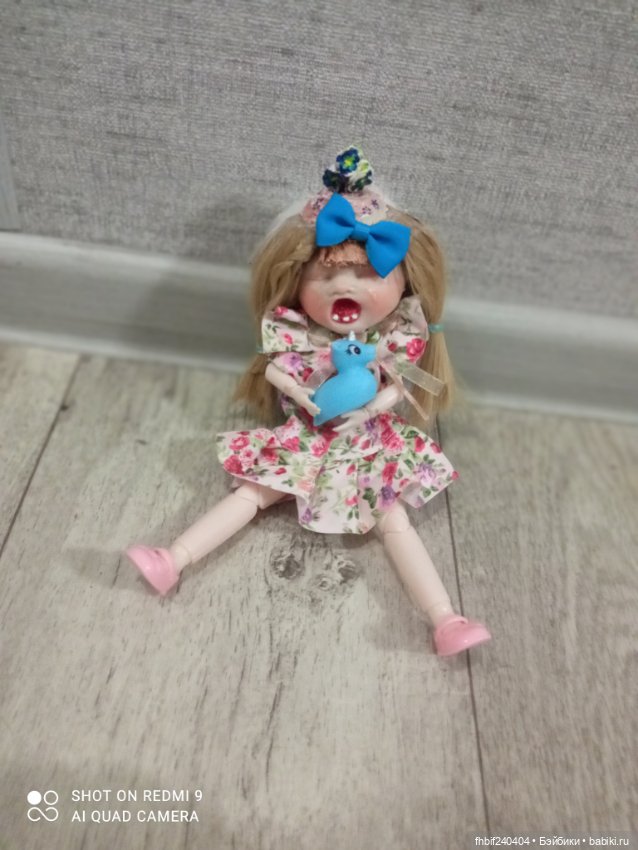 Плакса. Авторская шарнирная кукла