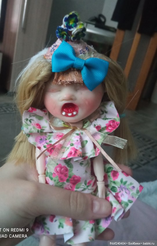 Плакса. Авторская шарнирная кукла