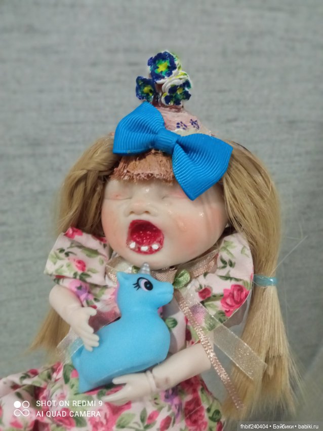 Плакса. Авторская шарнирная кукла