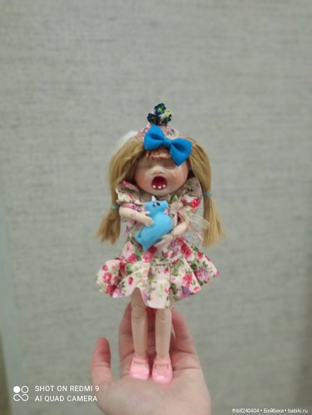 Плакса. Авторская шарнирная кукла