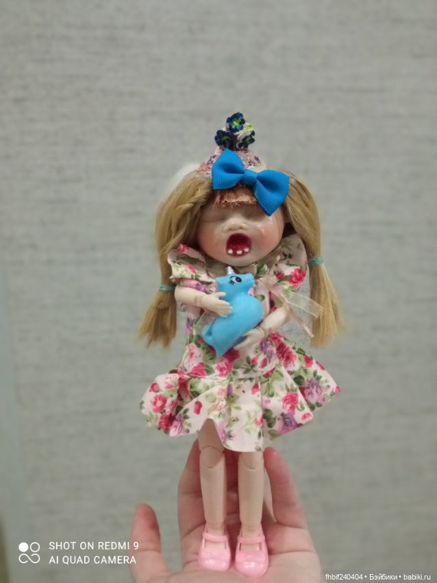 Плакса. Авторская шарнирная кукла
