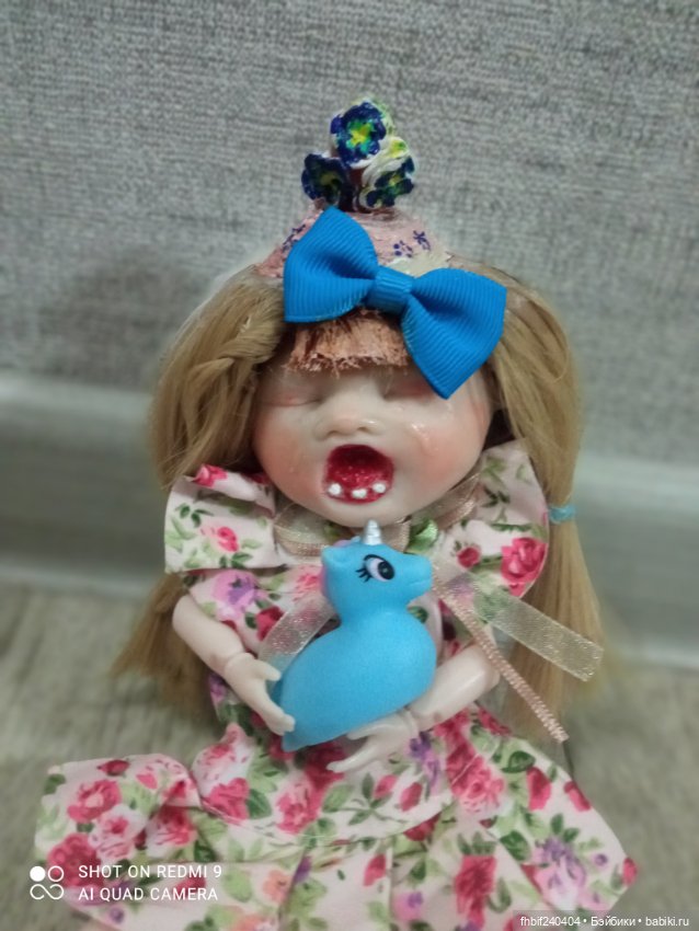 Плакса. Авторская шарнирная кукла