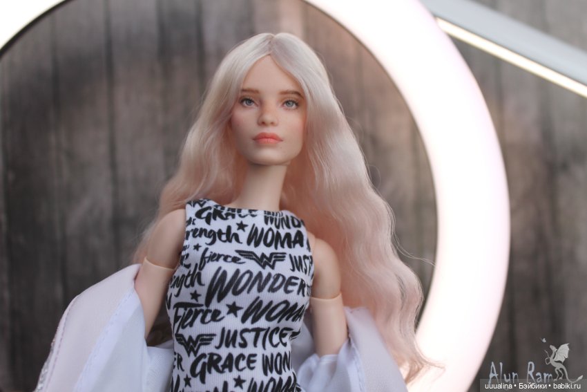 Не портретный ООАК моего авторства молд Водянова на теле Виктории Лукс (фото 9)