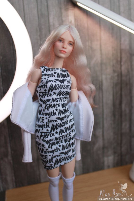 Не портретный ООАК моего авторства молд Водянова на теле Виктории Лукс (фото 6)