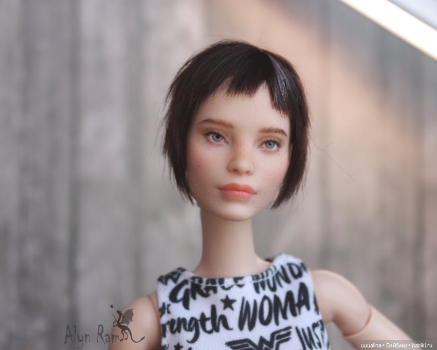 Не портретный ООАК моего авторства молд Водянова на теле Виктории Лукс