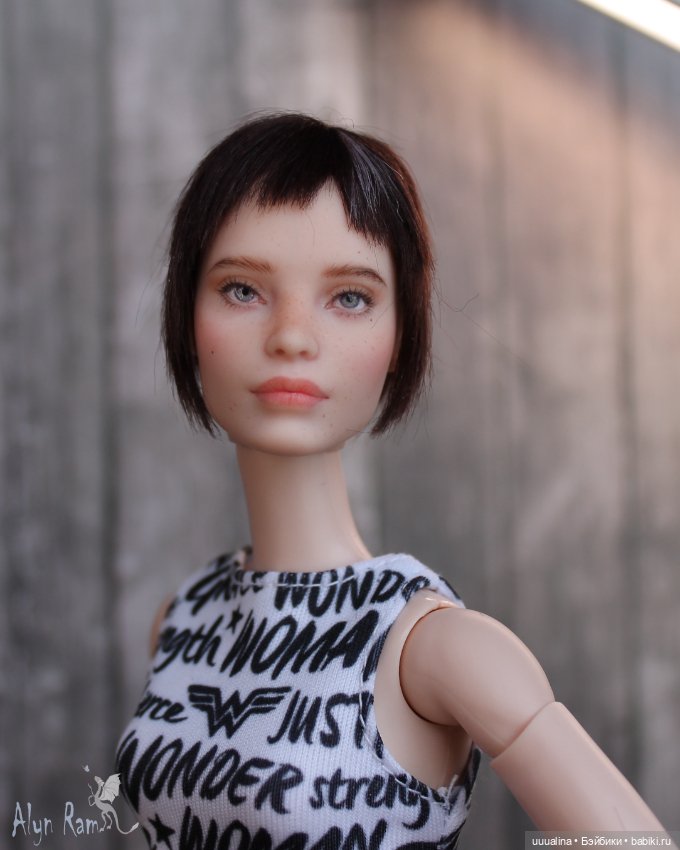 Не портретный ООАК моего авторства молд Водянова на теле Виктории Лукс