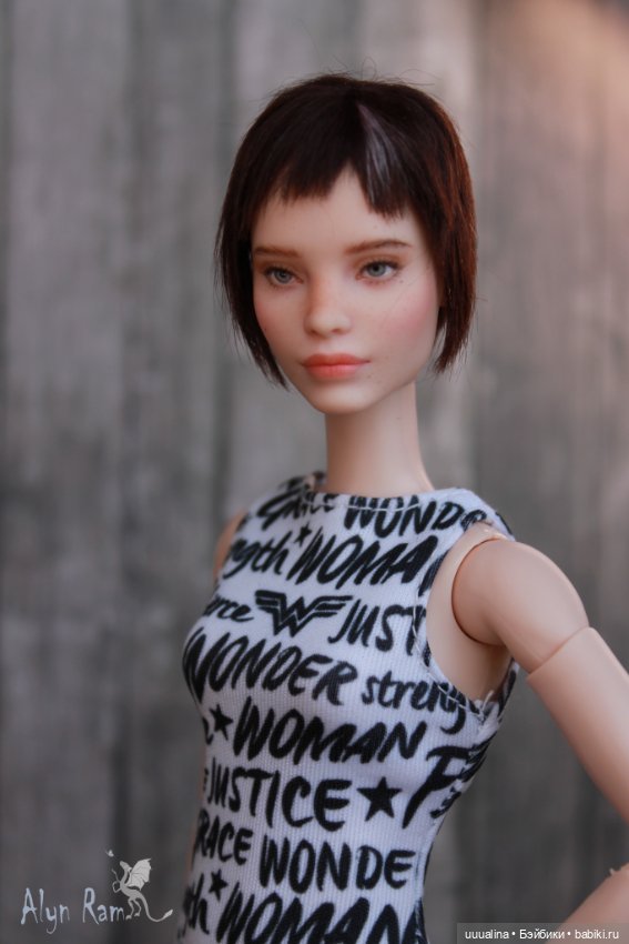 Не портретный ООАК моего авторства молд Водянова на теле Виктории Лукс