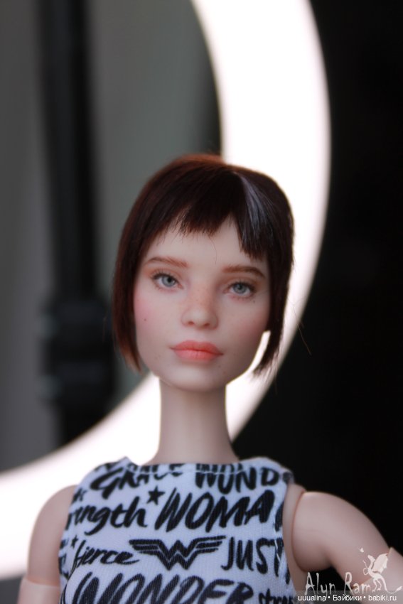 Не портретный ООАК моего авторства молд Водянова на теле Виктории Лукс