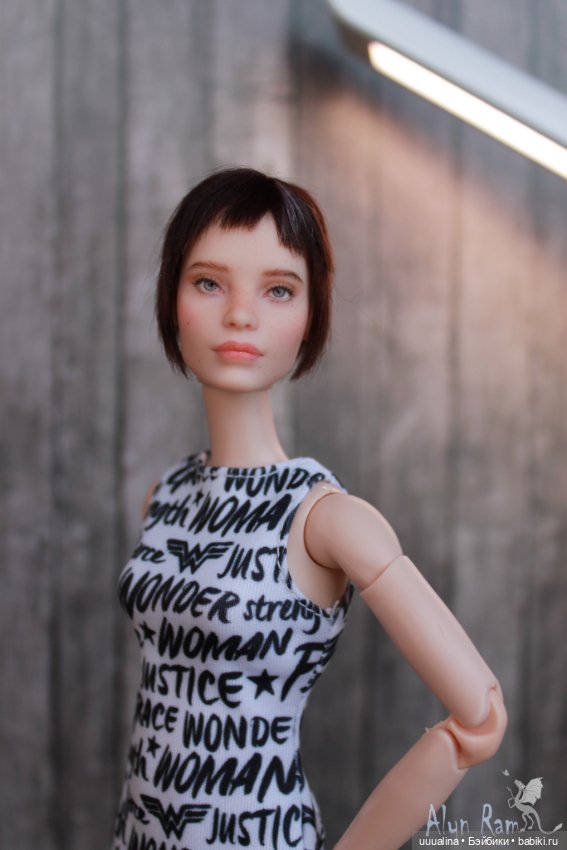 Не портретный ООАК моего авторства молд Водянова на теле Виктории Лукс