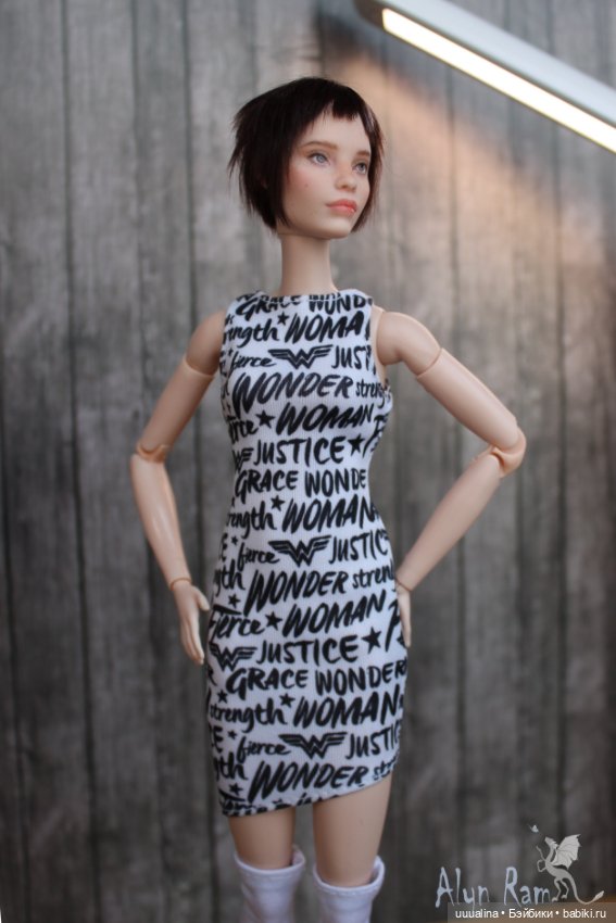 Не портретный ООАК моего авторства молд Водянова на теле Виктории Лукс