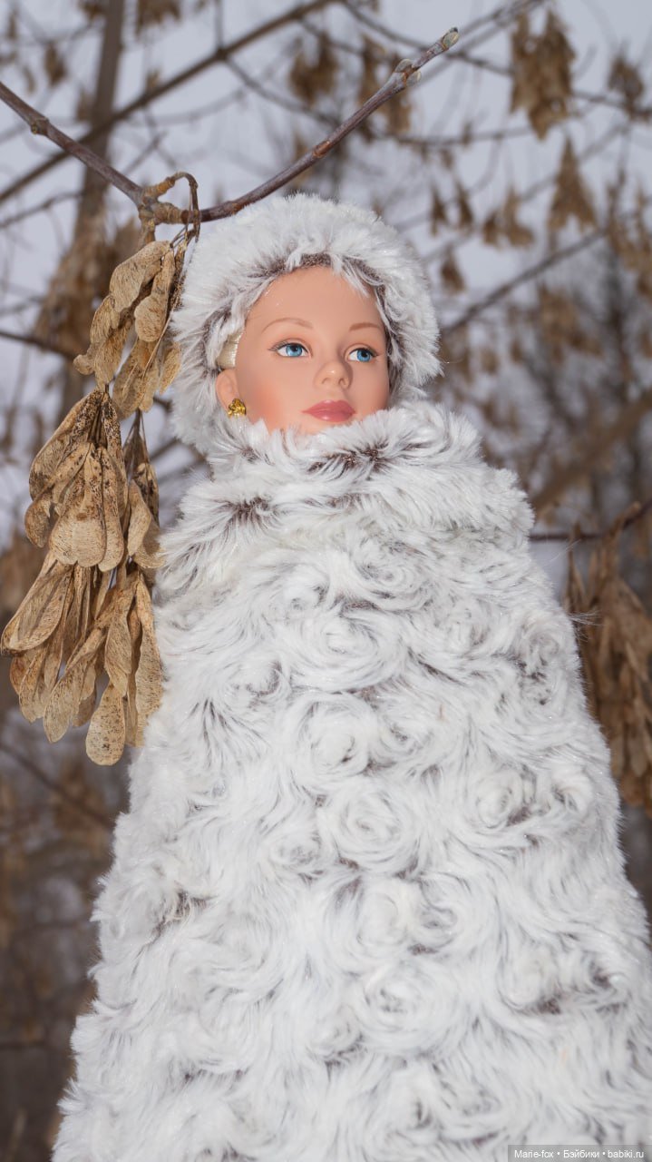 По Сеньке шапка: Арсения гуляет по заснеженному Сарову (фото 4)