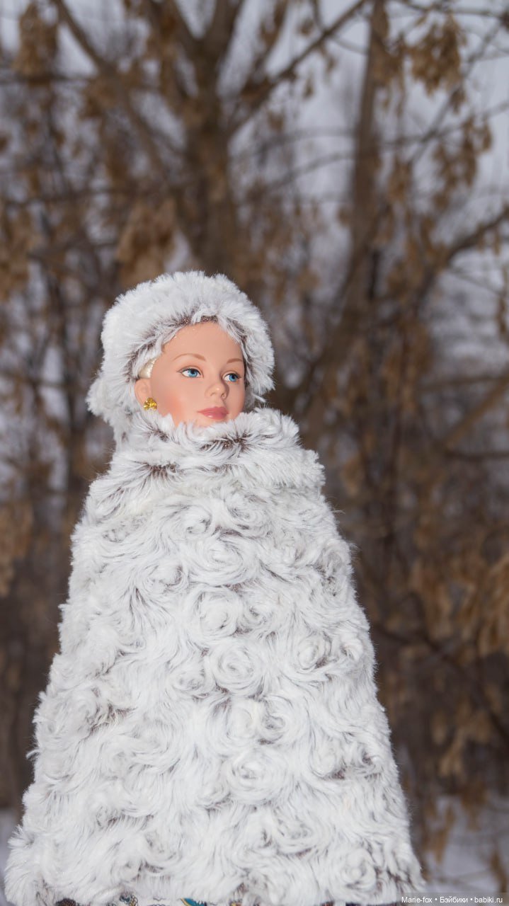 По Сеньке шапка: Арсения гуляет по заснеженному Сарову (фото 7)