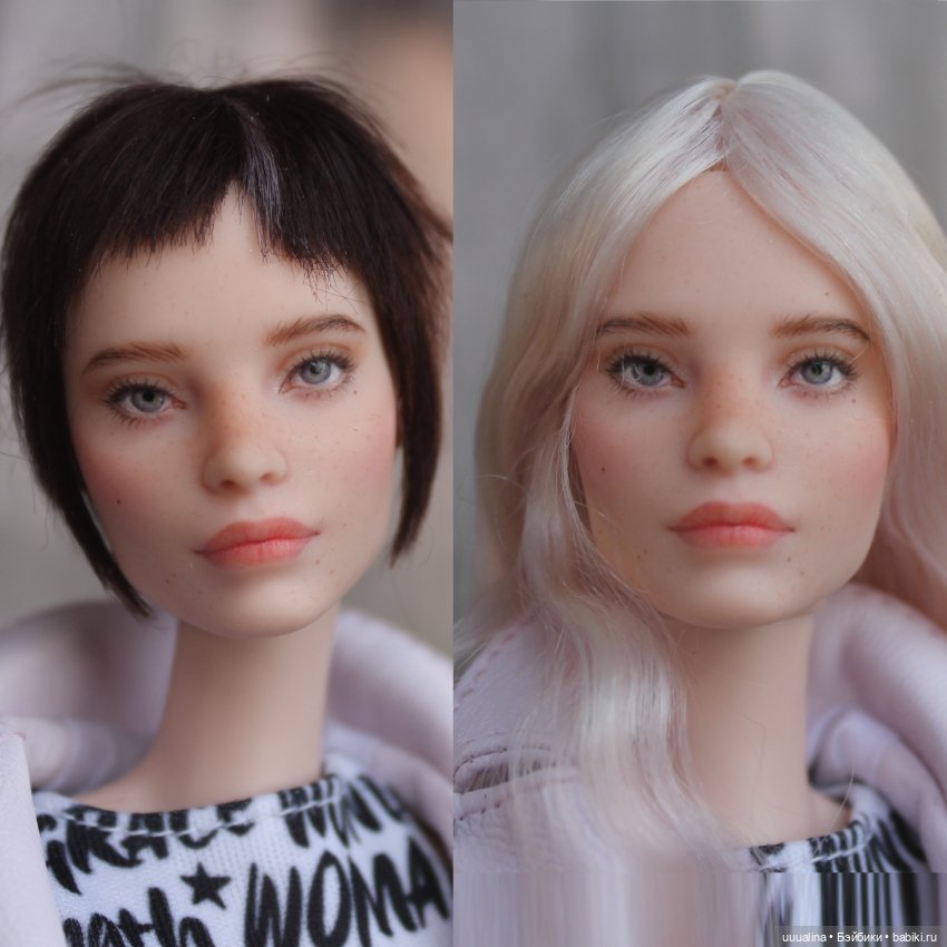 Не портретный ООАК моего авторства молд Водянова на теле Виктории Лукс