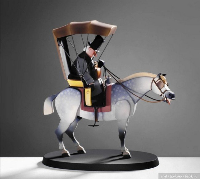 Серия вырезанных и раскрашенных деревянных скульптур от Фрэнсиса Дерансарта (Francis Deransart) (фото 3)