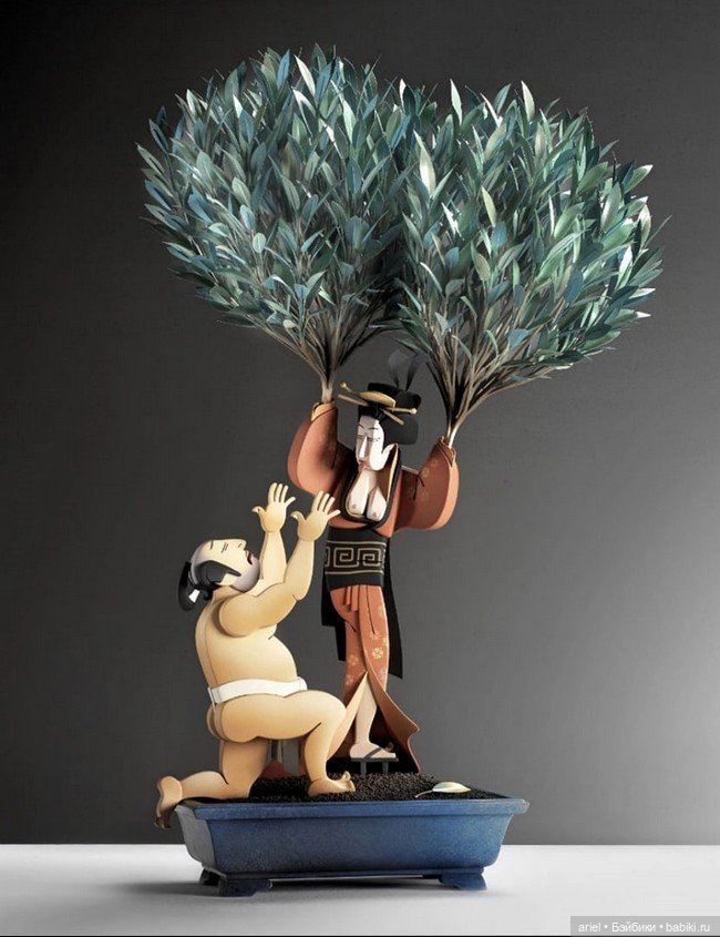 Серия вырезанных и раскрашенных деревянных скульптур от Фрэнсиса Дерансарта (Francis Deransart) (фото 2)