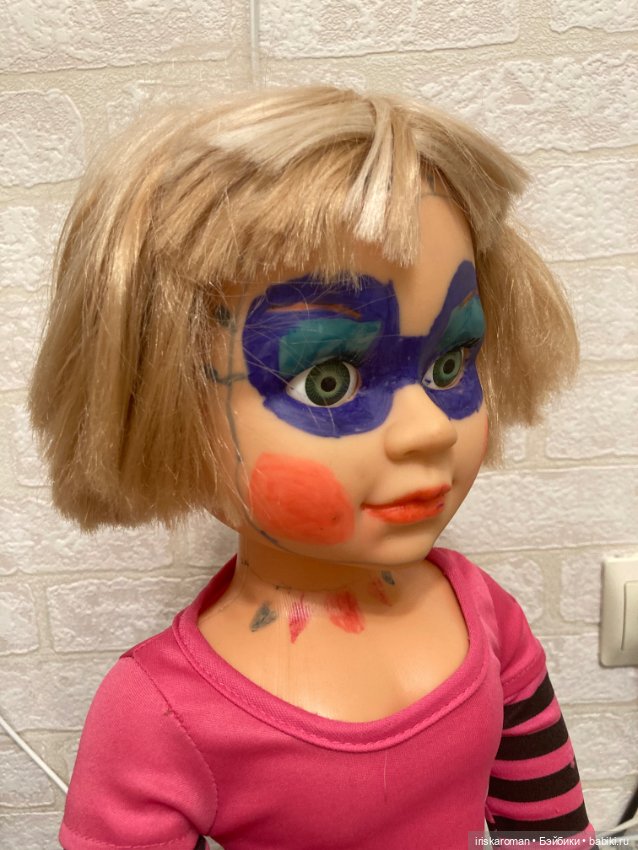 Спасение большой девочки — Реставрация и преображение кукол: ремонт (фото 2)