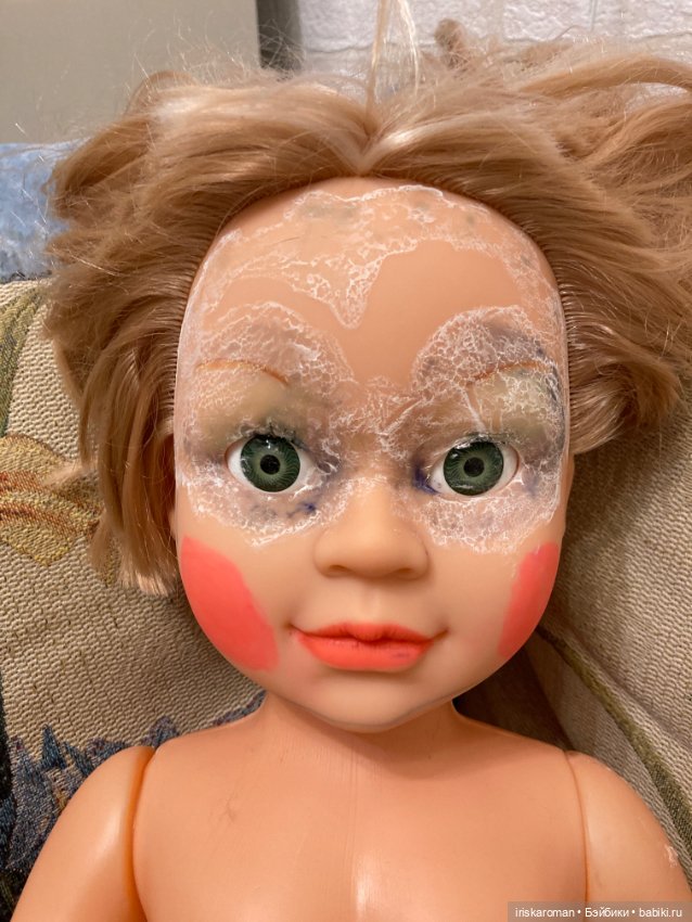Спасение большой девочки — Реставрация и преображение кукол: ремонт (фото 9)