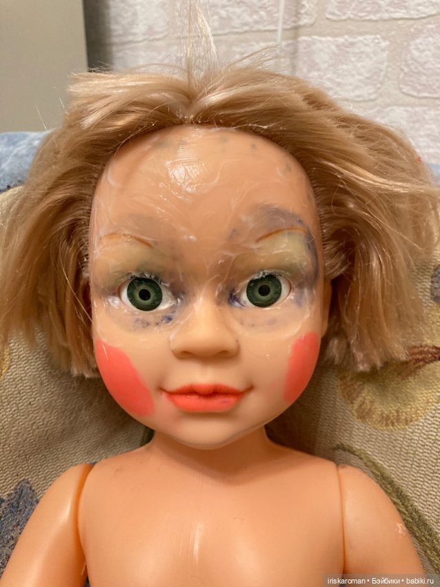 Спасение большой девочки — Реставрация и преображение кукол: ремонт (фото 10)