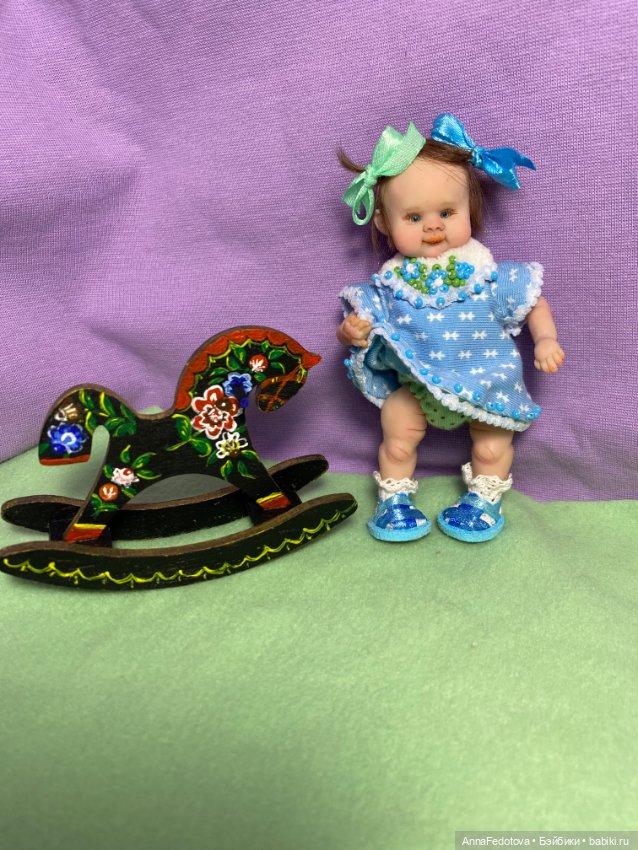 Малышка Маришка❤️🤗 — Лепка авторских кукол: полимерная глина (фото 5)
