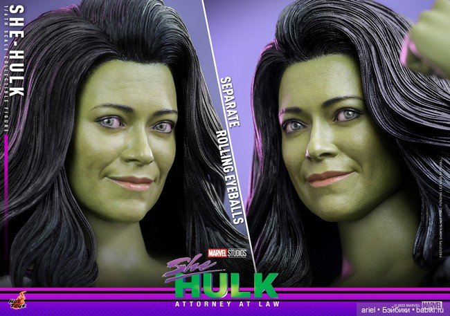 Hot Toys анонсировали фигурку Женщины-Халк по мотивам одноимённого сериала на Disney+ (фото 6)