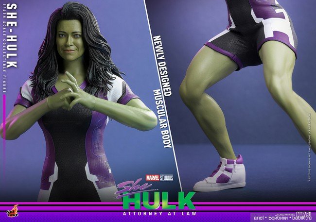 Hot Toys анонсировали фигурку Женщины-Халк по мотивам одноимённого сериала на Disney+ (фото 2)