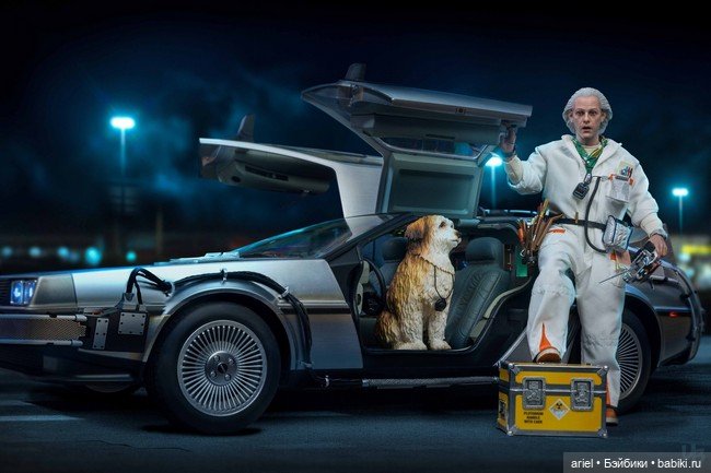Релиз фигурки доктора Эмметт Браун от Hot Toys по мотивам фильма «Назад в будущее» (фото 5)