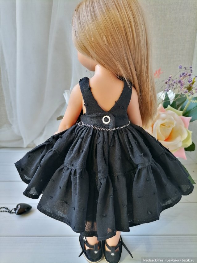 Чёрный - это стильно! 🖤 — Одежда и обувь для кукол своими руками: фото (фото 3)