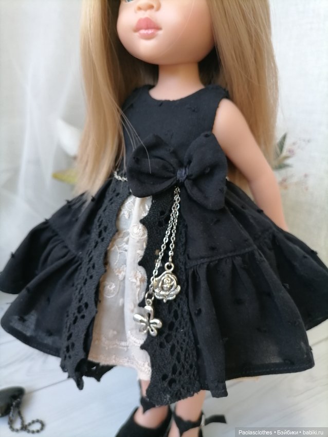 Чёрный - это стильно! 🖤 — Одежда и обувь для кукол своими руками: фото (фото 7)