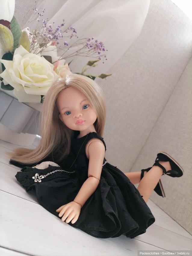Чёрный - это стильно! 🖤 — Одежда и обувь для кукол своими руками: фото (фото 6)