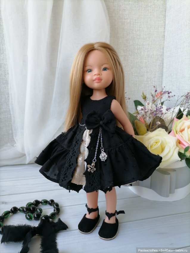 Чёрный - это стильно! 🖤 — Одежда и обувь для кукол своими руками: фото (фото 5)