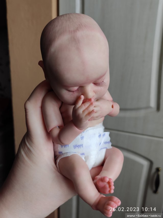 Новый малыш — Лепка авторских кукол: полимерная глина (фото 4)