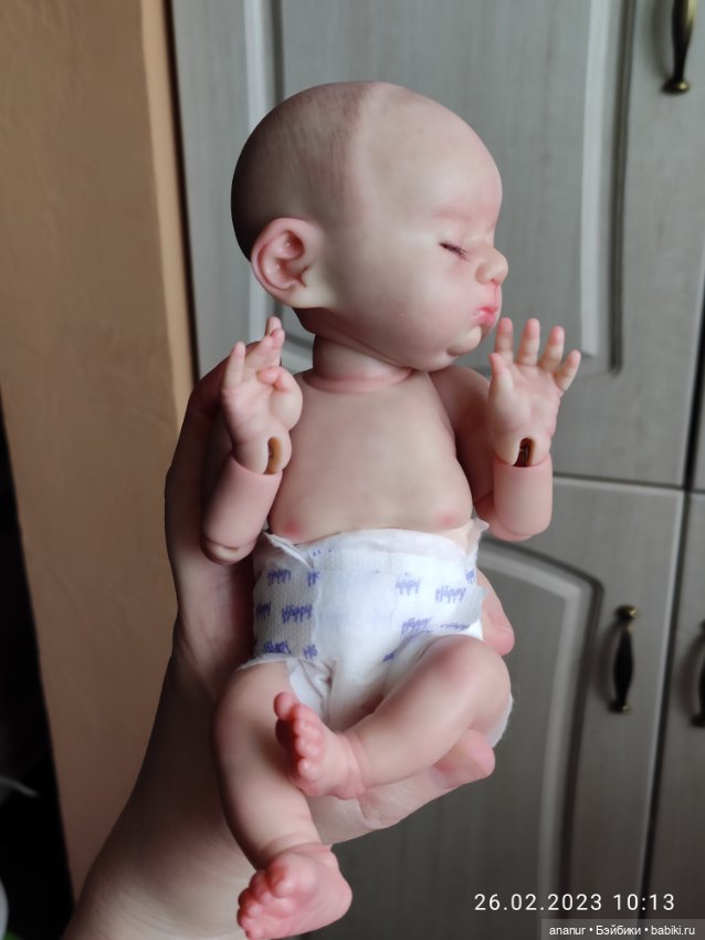 Новый малыш — Лепка авторских кукол: полимерная глина (фото 2)