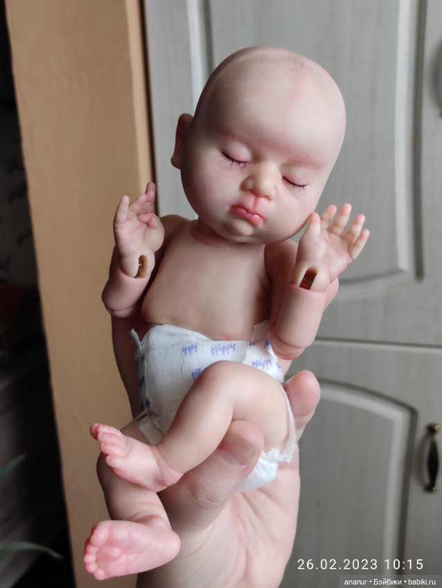 Новый малыш — Лепка авторских кукол: полимерная глина (фото 6)