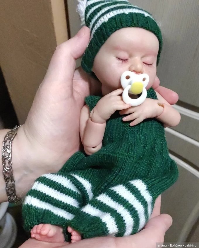 Новый малыш — Лепка авторских кукол: полимерная глина