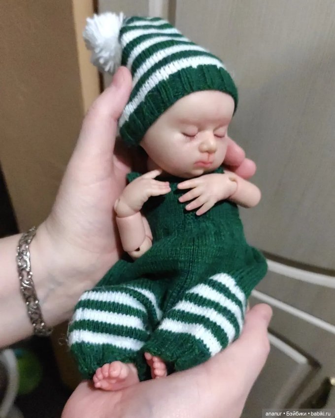 Новый малыш — Лепка авторских кукол: полимерная глина