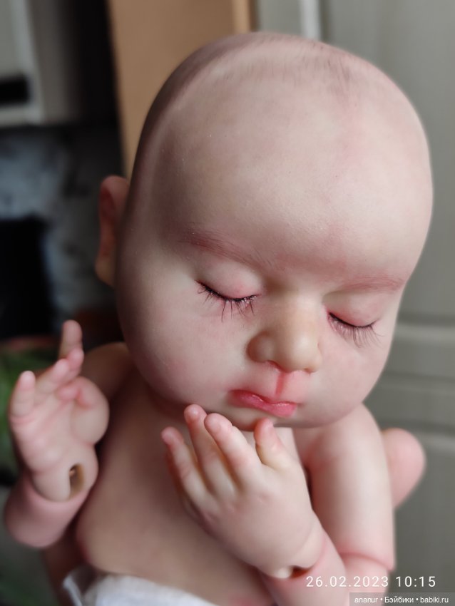 Новый малыш — Лепка авторских кукол: полимерная глина (фото 7)