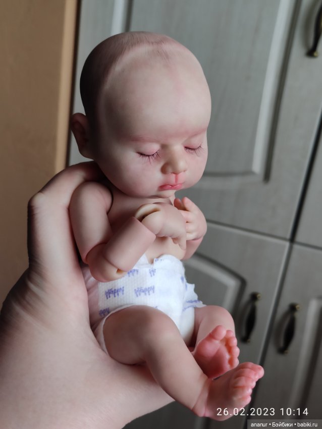 Новый малыш — Лепка авторских кукол: полимерная глина (фото 3)