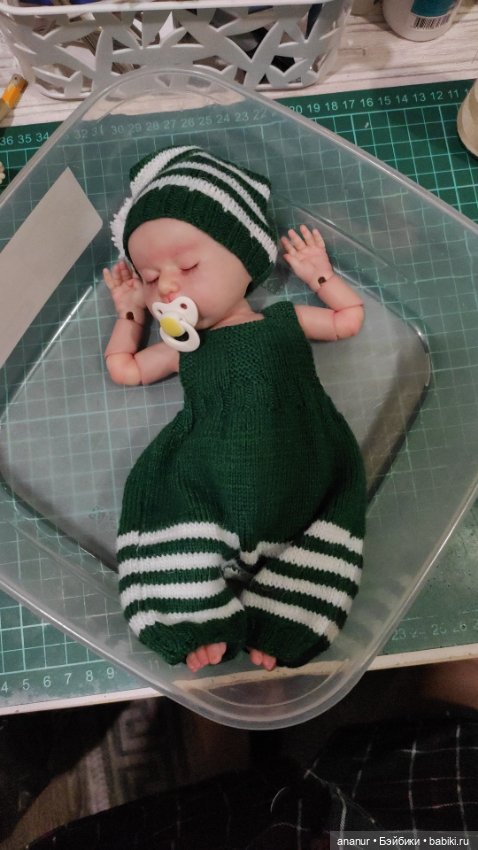 Новый малыш — Лепка авторских кукол: полимерная глина (фото 10)