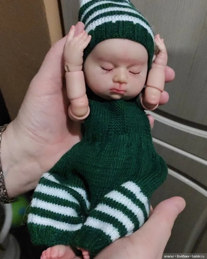 Новый малыш — Лепка авторских кукол: полимерная глина