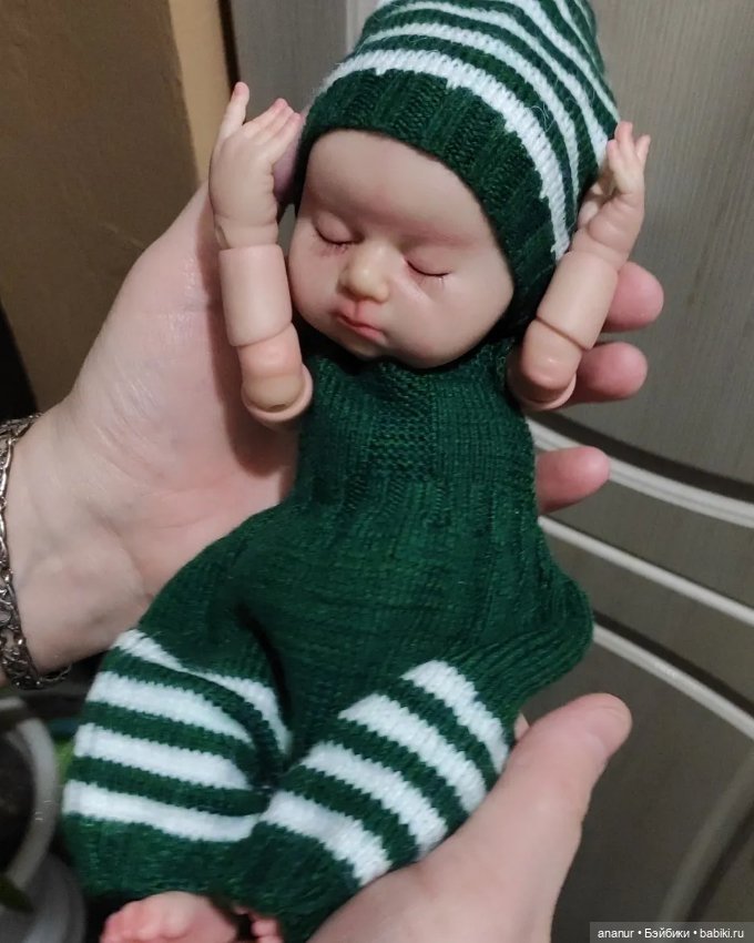 Новый малыш — Лепка авторских кукол: полимерная глина